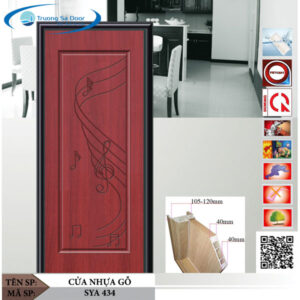Cửa nhựa gỗ Sung Yu SYA 434