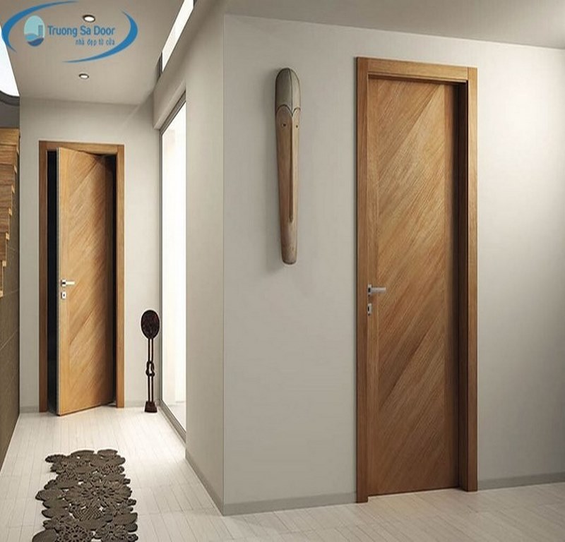Mẫu cửa gỗ tân cổ điển có thiết kế sang trọng
